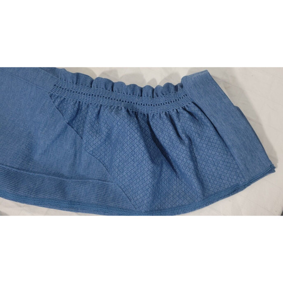 LuluLemon Womens Size 4 Blue In The Flow Cropped Ruched Capri Leggings - Picture 4 of 7